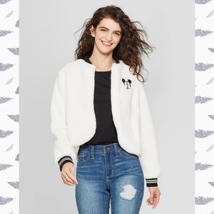 Mickey Mouse Disney Faux Fur 90th Anniv. Jacket